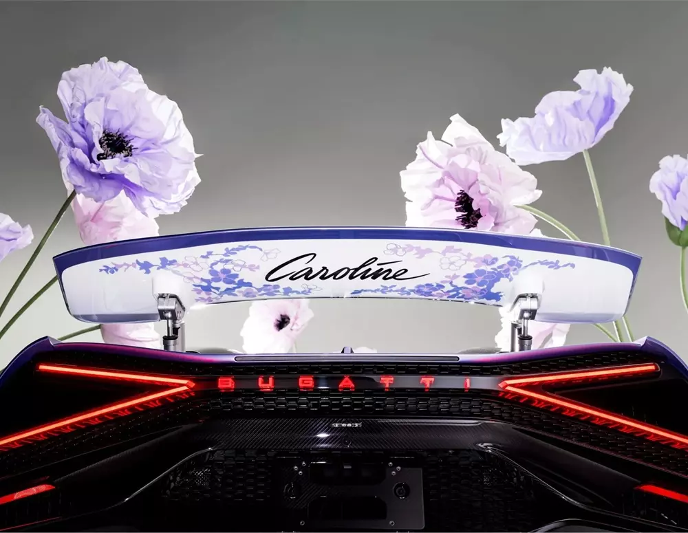 Mặt dưới của cánh gió sau trên chiếc Bugatti W16 Mistral “Caroline Mặt dưới của cánh gió sau trên chiếc Bugatti W16 Mistral “Caroline