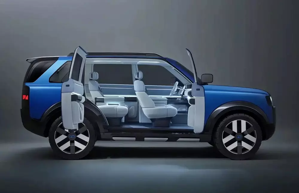 Freelander Concept 97 được trang bị nội thất 6 chỗ