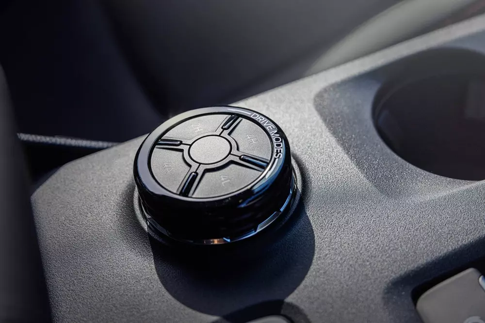 Núm xoay chọn chế độ lái của Ford Ranger Raptor máy xăng V6 