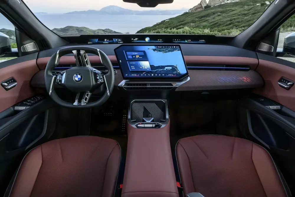 Khoang lái của BMW iX3 