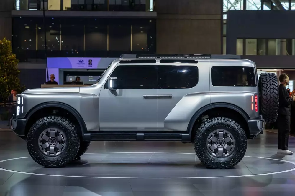 Hyundai Boulder sở hữu bộ lốp cỡ lớn