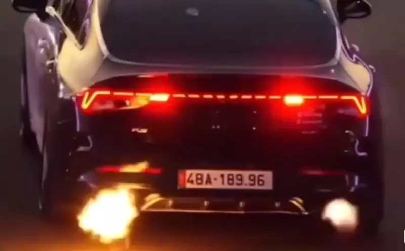 Tài xế điều khiển chiếc Kia K5 khạc lửa tại Đắk Lắk bị phạt đến 77 triệu đồng