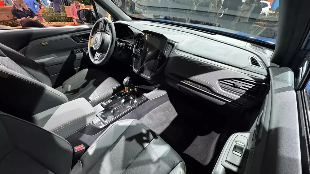 Nội thất bên trong Subaru Forester Wilderness Hybrid 2027 Nội thất bên trong Subaru Forester Wilderness Hybrid 2027