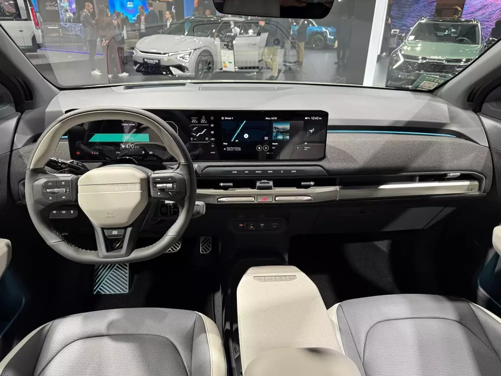 Khoang lái của Kia EV3