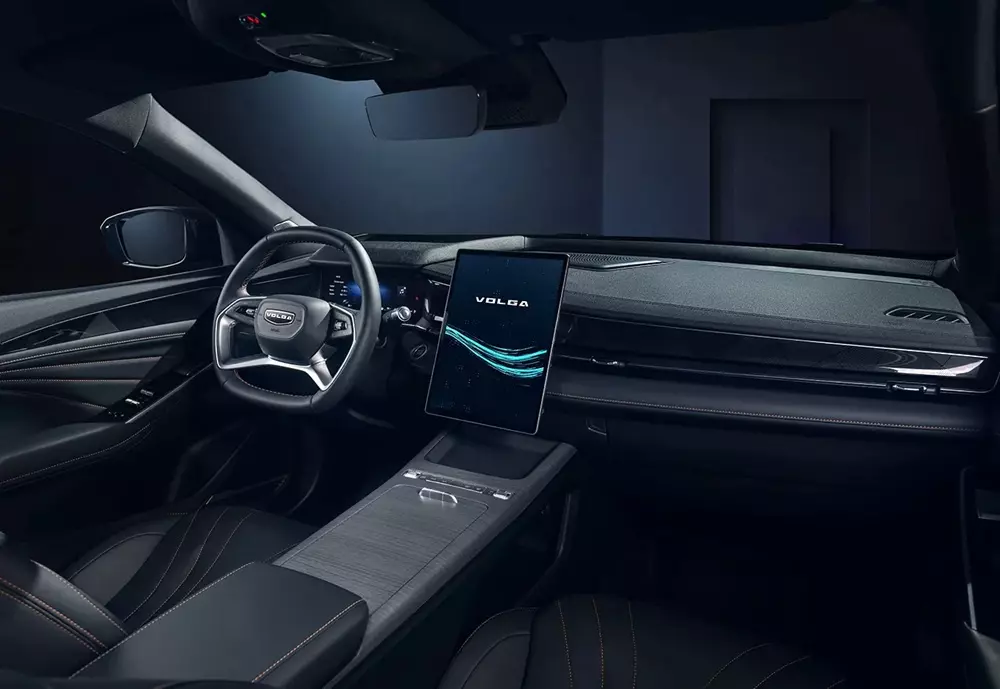 Nội thất của Volga C50 được bê nguyên từ Geely Preface sang