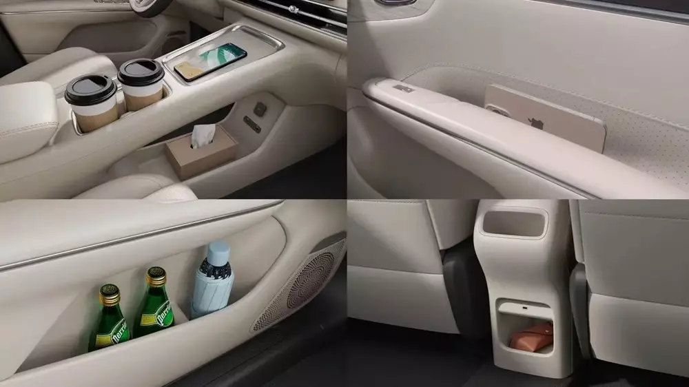 Các ngăn chứa đồ trong xe của Wuling Bingo S Các ngăn chứa đồ trong xe của Wuling Bingo S