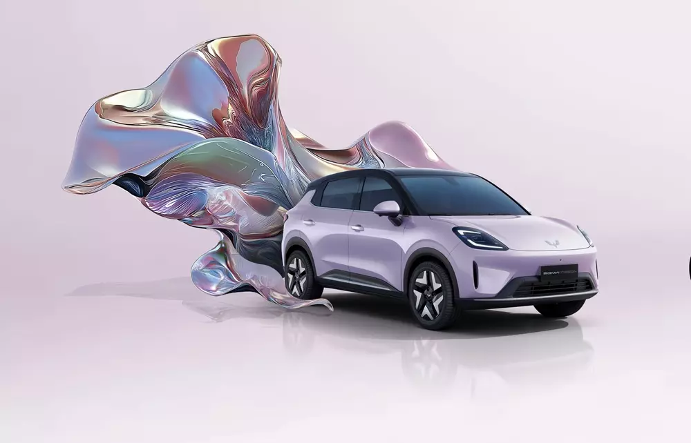 Wuling Bingo S màu tím Pastel Wuling Bingo S màu tím Pastel