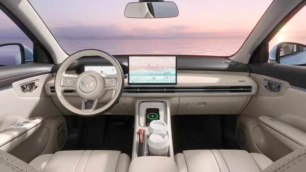 Wuling Bingo S được trang bị 2 màn hình khá lớn trong xe Wuling Bingo S được trang bị 2 màn hình khá lớn trong xe