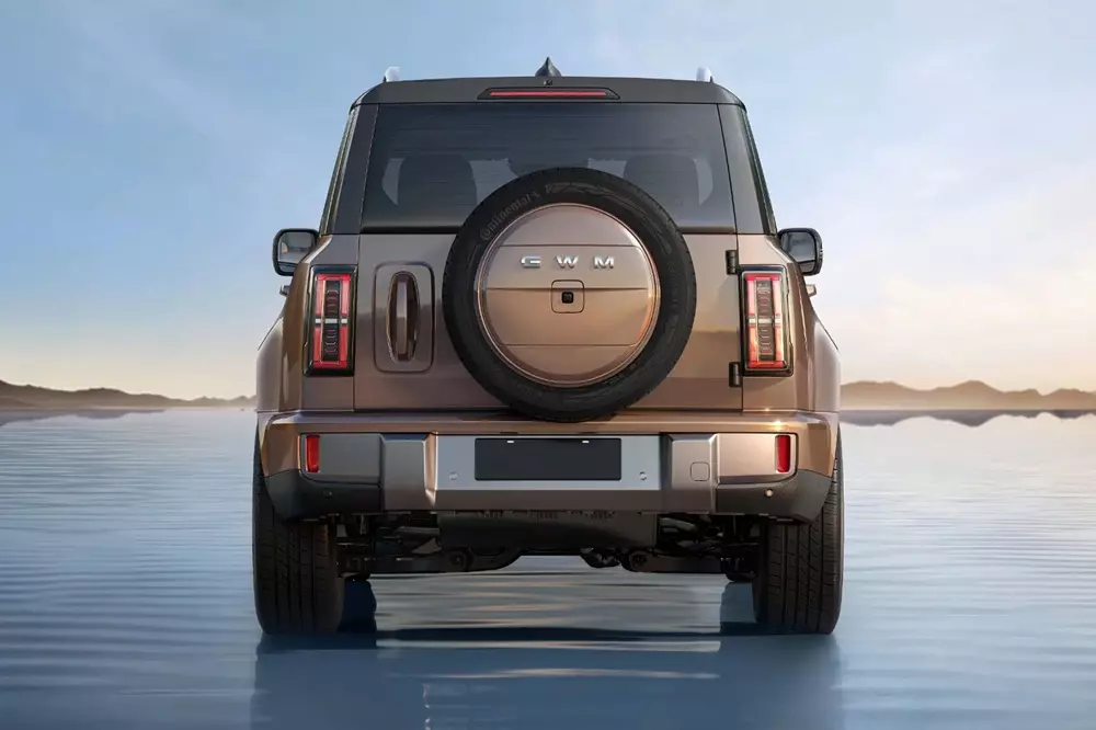 Haval HX sở hữu lốp dự phòng trên cửa cốp sau Haval HX sở hữu lốp dự phòng trên cửa cốp sau