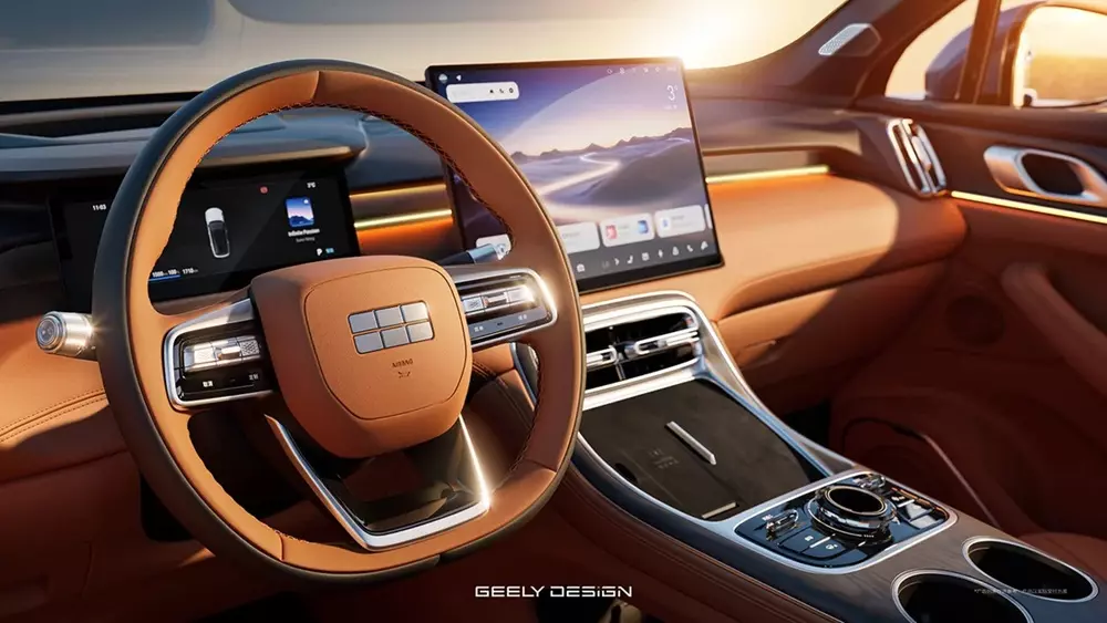 Geely Galaxy M7 sở hữu màn hình cỡ lớn