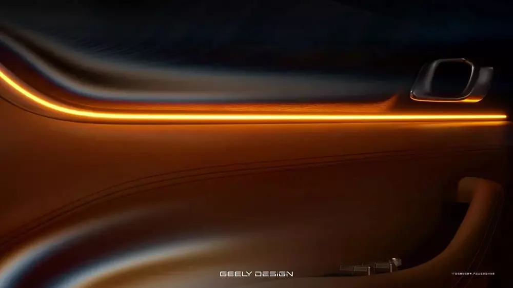 Geely Galaxy M7 được trang bị đèn viền nội thất AI 256 màu