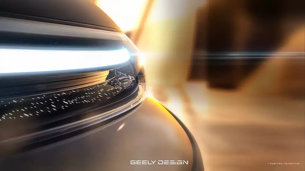 Cận cảnh cụm đèn trước của Geely Galaxy M7