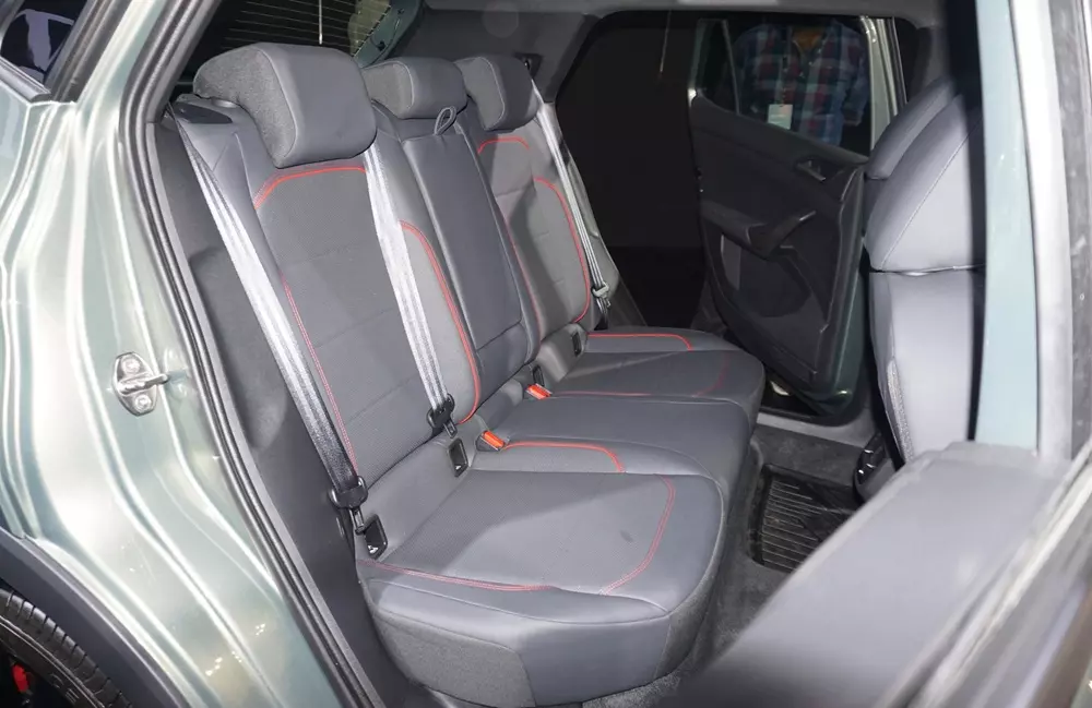 Hàng ghế sau của Volkswagen Taigun 2026 Hàng ghế sau của Volkswagen Taigun 2026