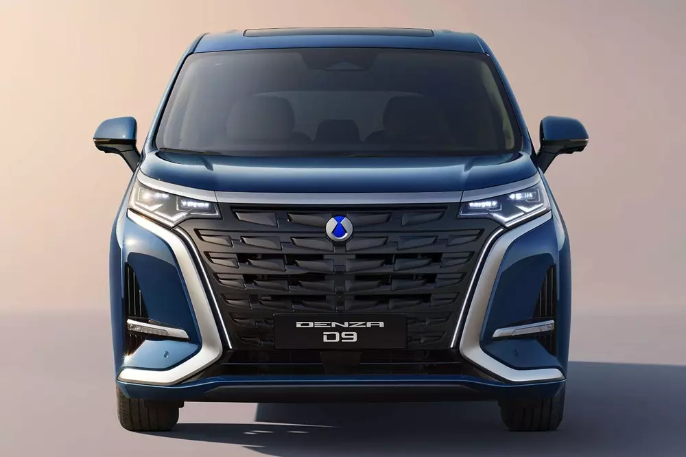 BYD Denza D9 DM-i sở hữu lưới tản nhiệt sơn đen