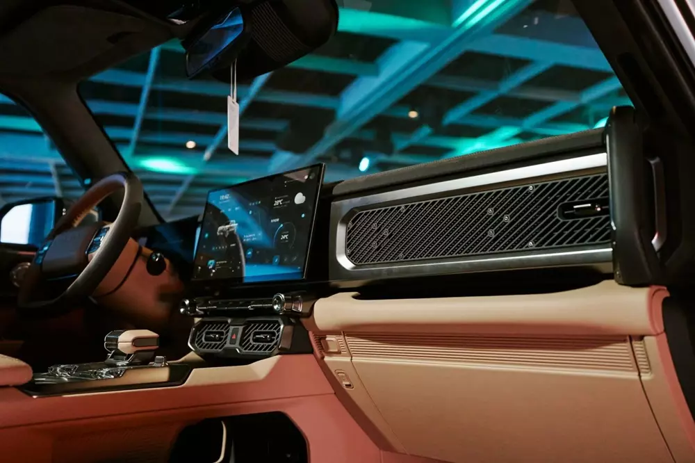 Chery KP31 sở hữu màn hình cảm ứng trung tâm cỡ lớn