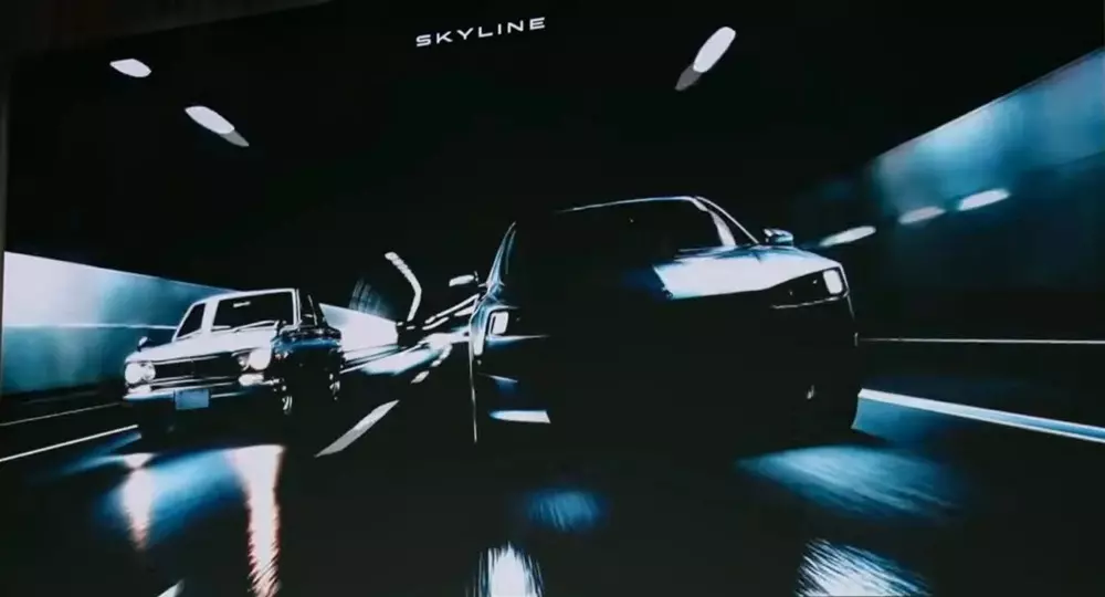 Sedan thể thao Nissan Skyline thế hệ mới được hé lộ thiết kế Sedan thể thao Nissan Skyline thế hệ mới được hé lộ thiết kế