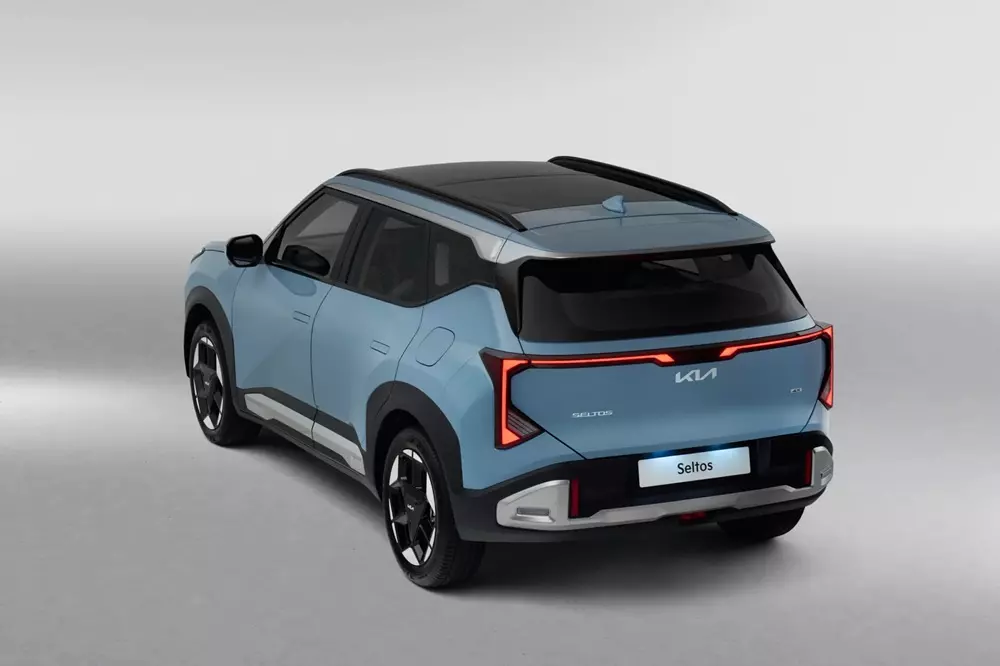 Kia Seltos 2026 sở hữu thiết kế giống một số mẫu xe điện đời mới của hãng như EV3 và EV5