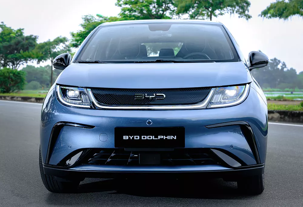 BYD Dolphin 2026 sở hữu cản trước mới