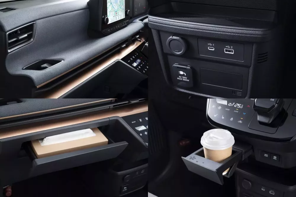 Các trang bị tiện dụng bên trong Nissan Sakura 2026 