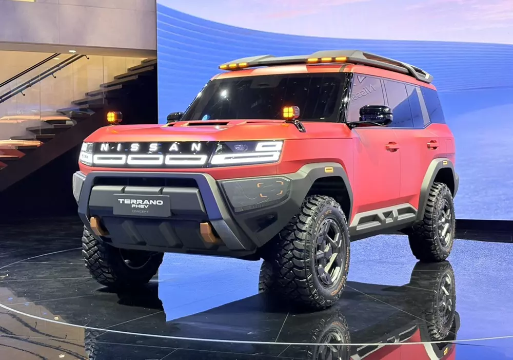 Nissan Terrano PHEV sở hữu thiết kế đậm chất việt dã