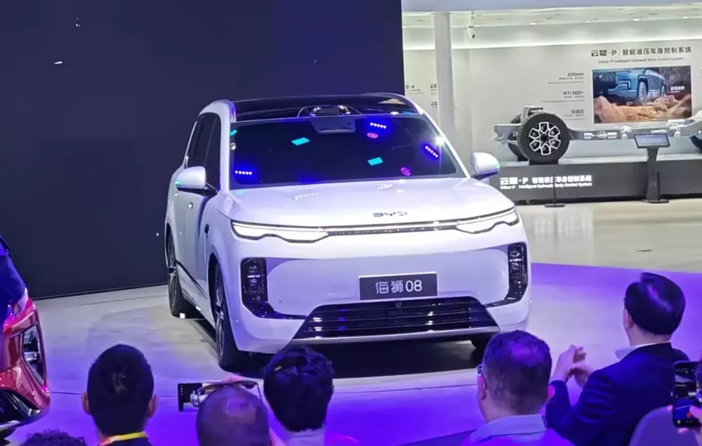 Hình ảnh nội thất của BYD Sealion 08 chưa được công bố