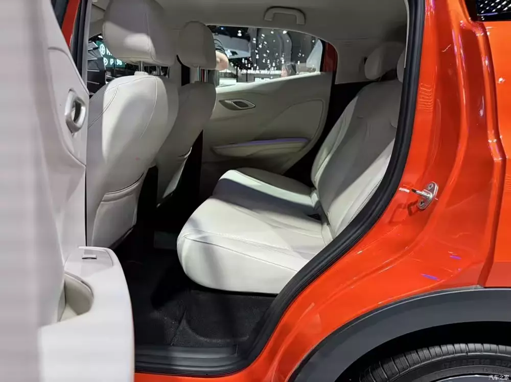 Hàng ghế sau của BYD Seagull 2026 
