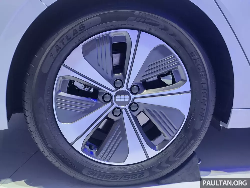 Mâm của Geely Galaxy A7 EV có thiết kế khí động lực học hơn