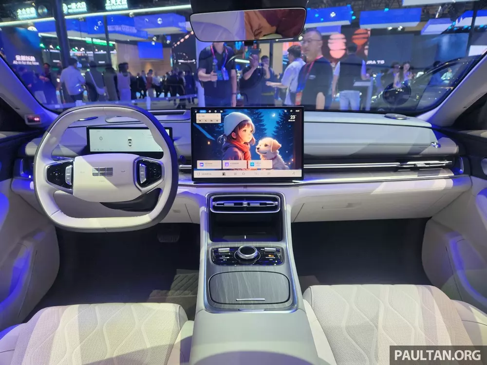 Khoang lái của Geely Galaxy A7 2026