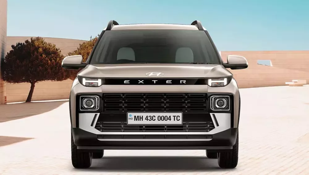 Hyundai Exter khi nhìn trực diện