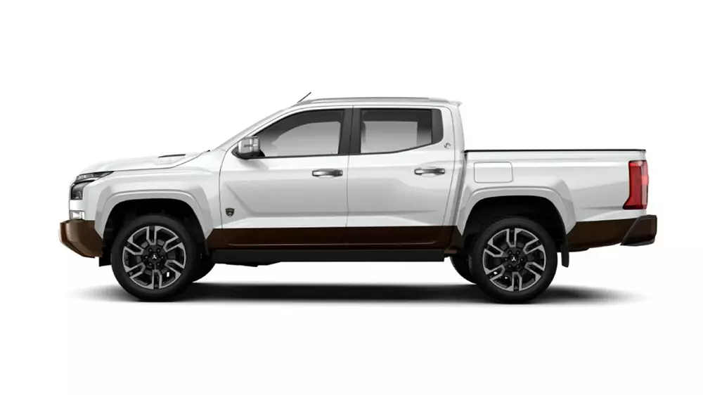 Mitsubishi Triton Terra màu trắng