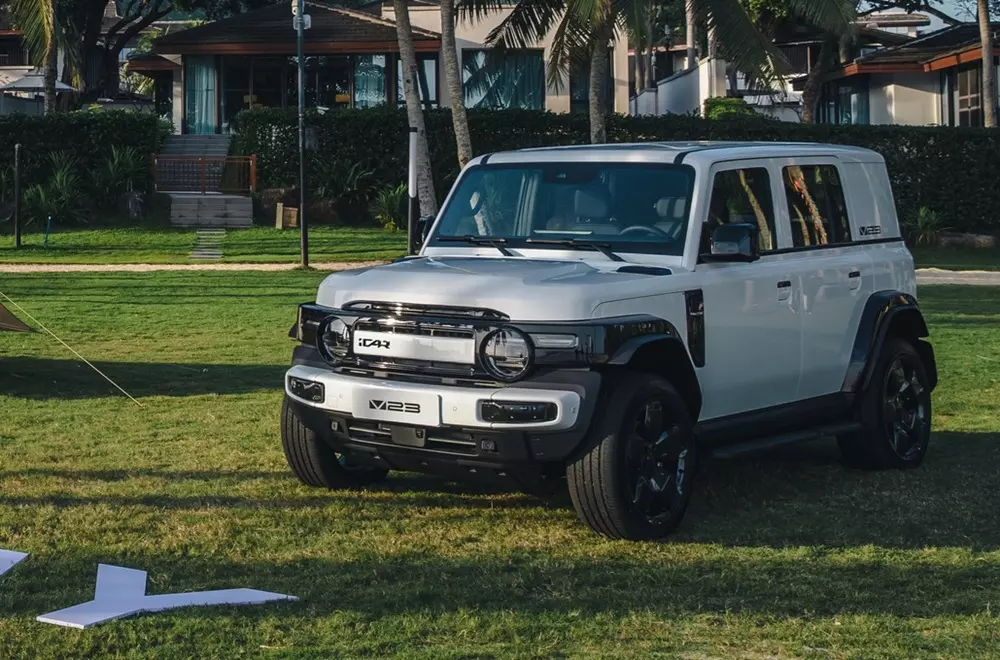 iCaur V23 là SUV thuần điện