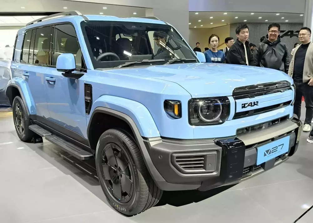 iCaur V7 là xe hybrid mở rộng phạm vi