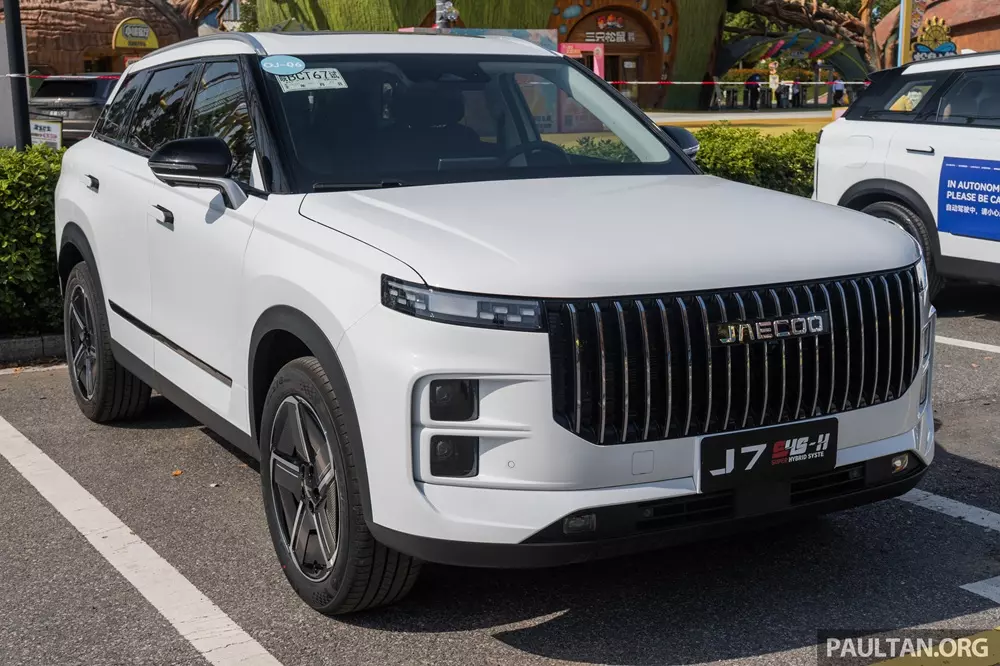 Jaecoo J7 SHS-H trông không khác gì J7 PHEV