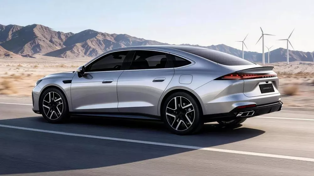Chery Arrizo S sở hữu thiết kế fastback mượt mà