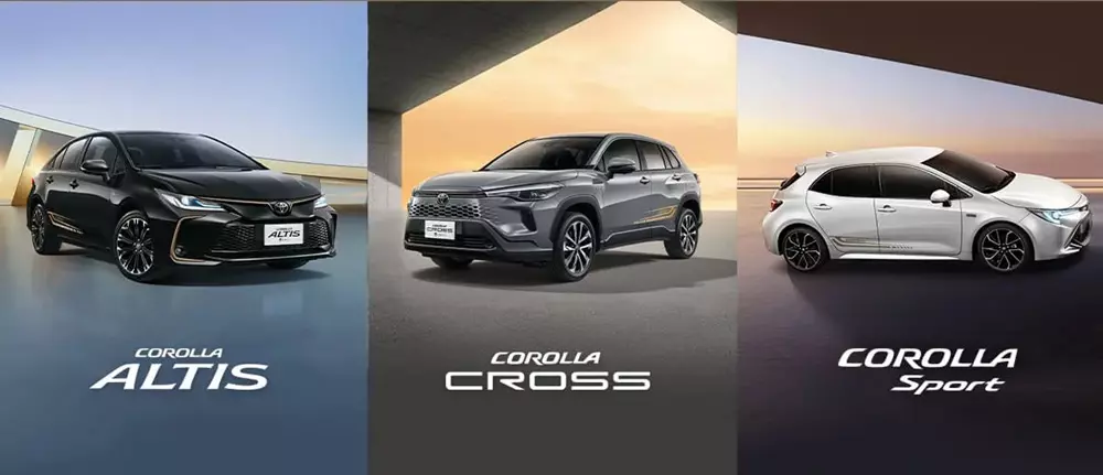 Phiên bản 60th Anniversary của Toyota Corolla Altis, Corolla Cross và Corolla Sport