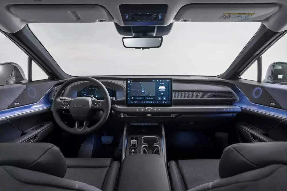 Khoang lái của Lexus TZ 2027