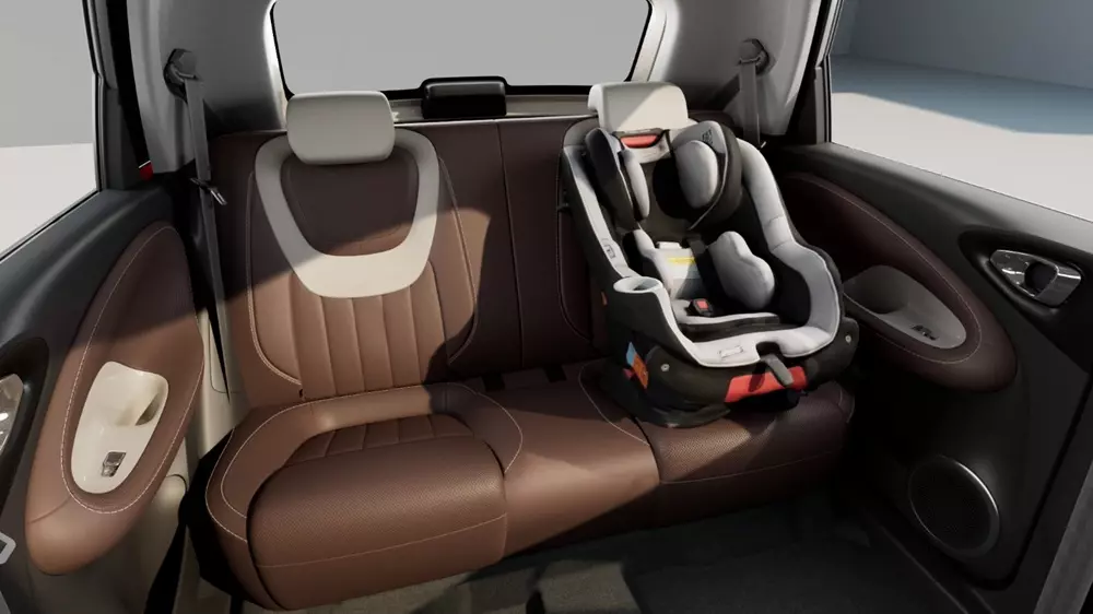 Hàng ghế sau của Wuling Bingo 2026