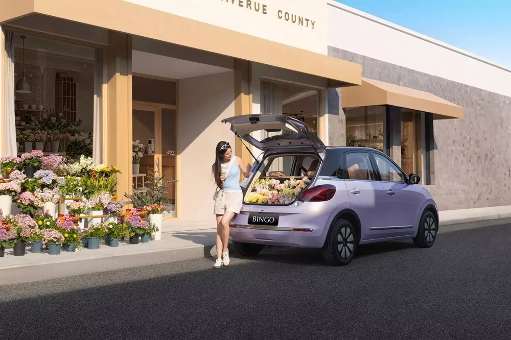 Wuling Bingo 2026 có khoang hành lý tiêu chuẩn 395 lít