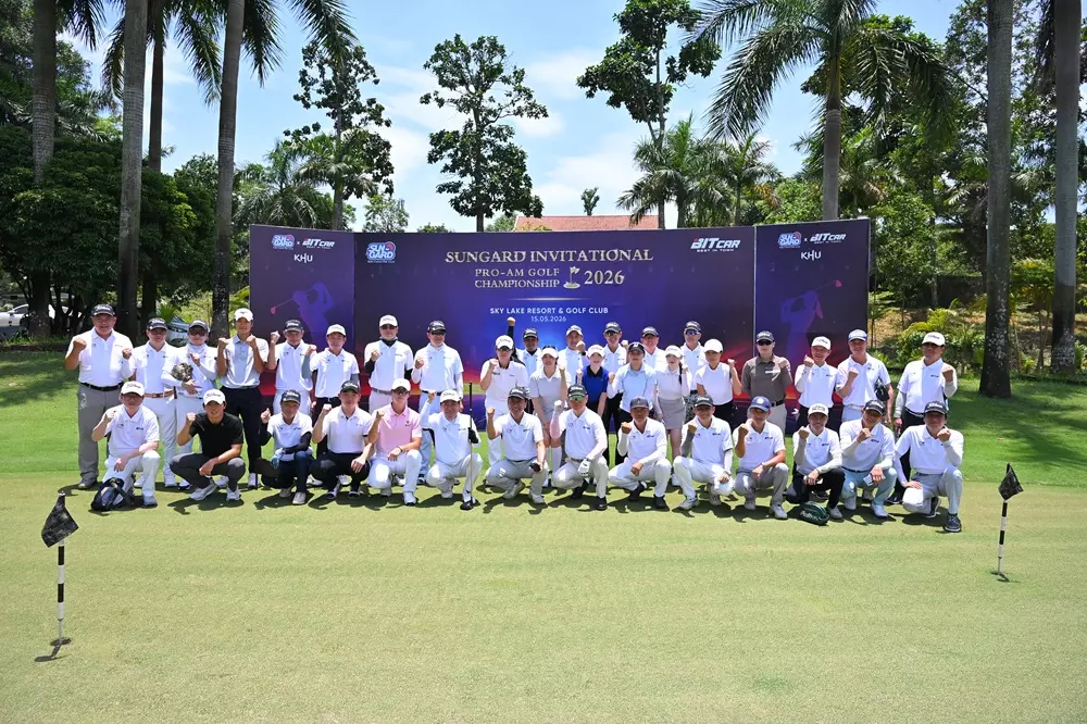 Toàn cảnh lễ khai mạc tại sân golf