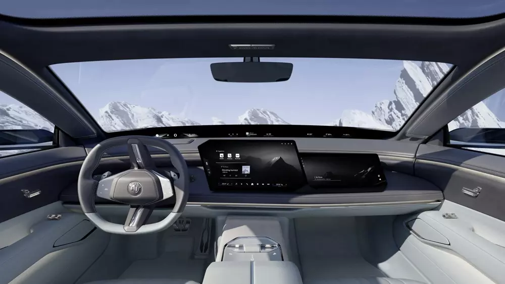 Khoang lái của Vision BMW Alpina Khoang lái của Vision BMW Alpina