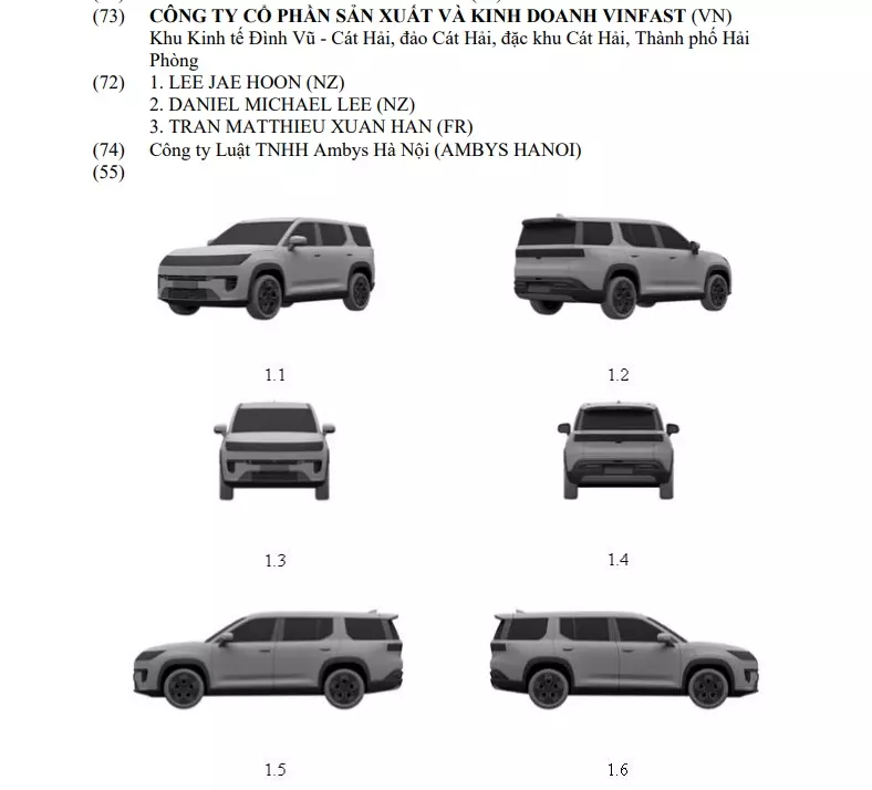 Thiết kế thứ ba của mẫu SUV mới
