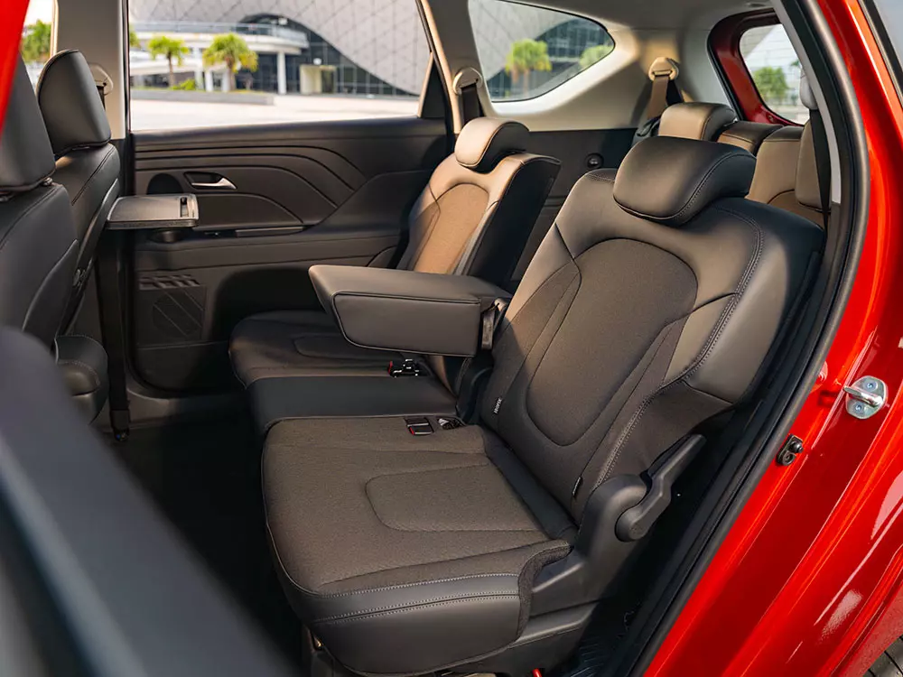 Hàng ghế thứ hai của Hyundai Stargazer 2026 Hàng ghế thứ hai của Hyundai Stargazer 2026