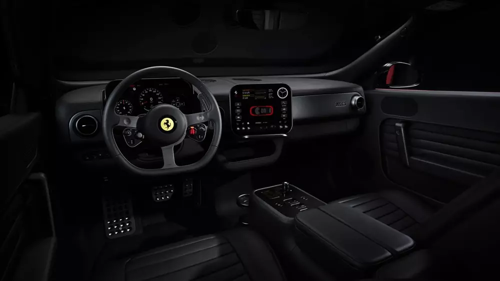 Khoang lái của Ferrari Luce