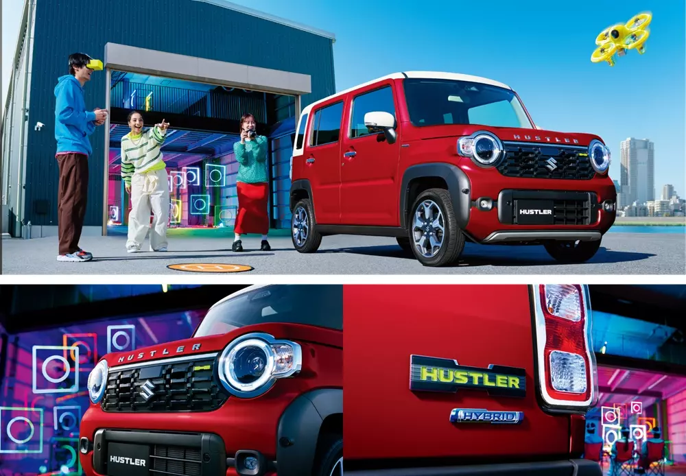 Suzuki Hustler 2026 được cải tiến nhẹ ở thiết kế ngoại thất
