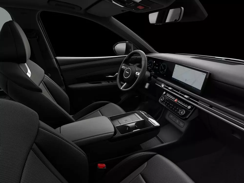 Nội thất của Hyundai Tucson Hybrid Night Edition 2026 có nhiều trang bị tiện nghi