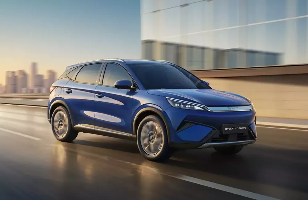BYD Atto 3 Evo sắp ra mắt Đông Nam Á với động cơ mạnh hơn và phạm vi di chuyển dài hơn