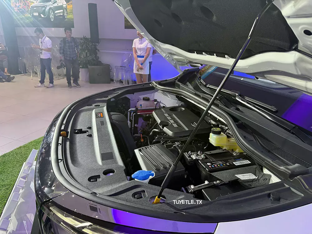 Geely Okavango dùng động cơ xăng tăng áp 1.5L