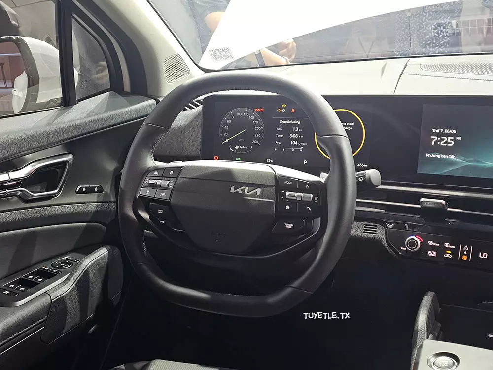 Vô lăng của Kia Sorento Hybrid 2026 Vô lăng của Kia Sorento Hybrid 2026