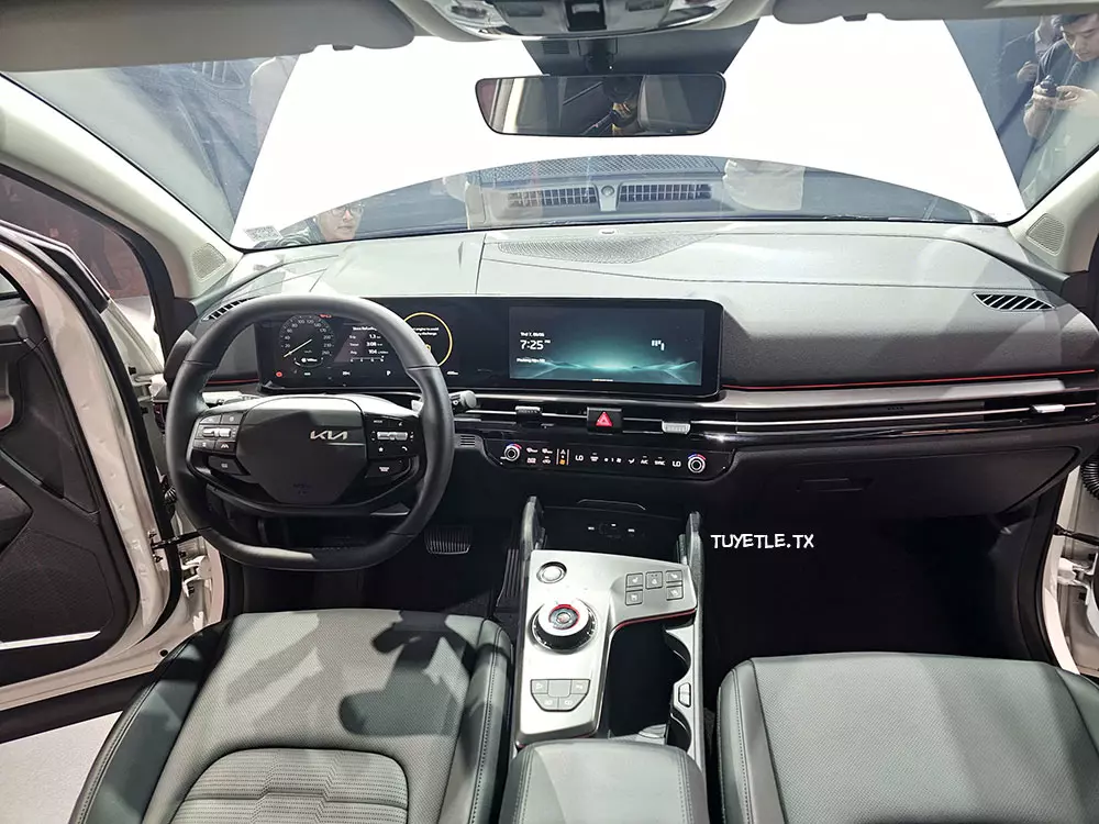 Khoang lái của Kia Sorento Hybrid 2026 Khoang lái của Kia Sorento Hybrid 2026