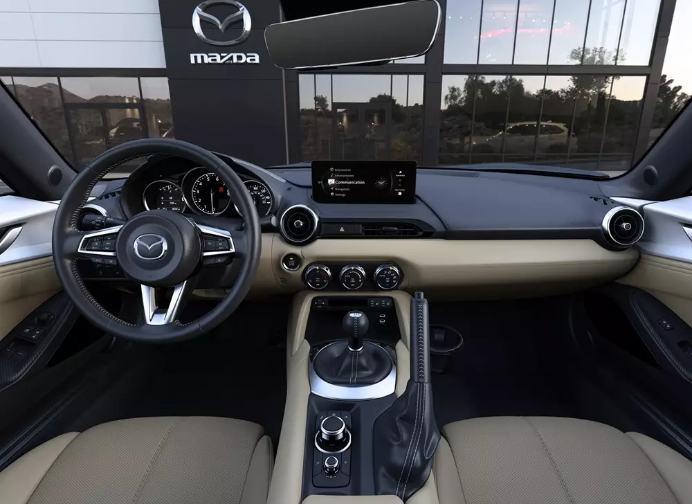 Khoang lái của Mazda MX-5 RF Khoang lái của Mazda MX-5 RF
